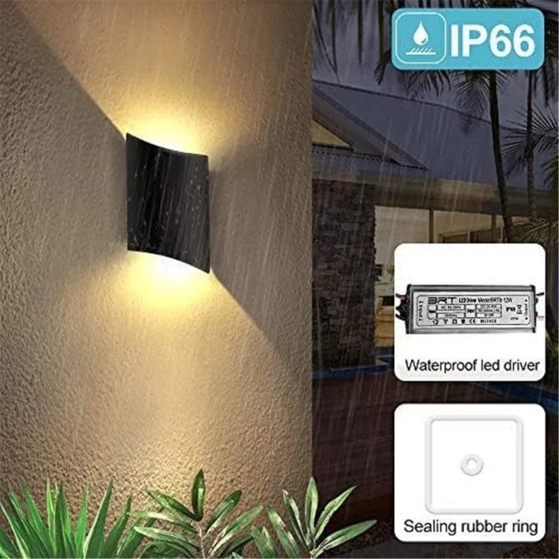 مصباح ضوئي مركزي COB: 10 واط أسود مع غلاف ألومنيوم مائي IP66 - إضاءة مدمجة قوية ومتركزة بلون أبيض دافئ للغرفة المعيشة والغرفة النوم والمرور الداخليين، والمنطقة الخارجية، والحديقة، والفناء - Image 5