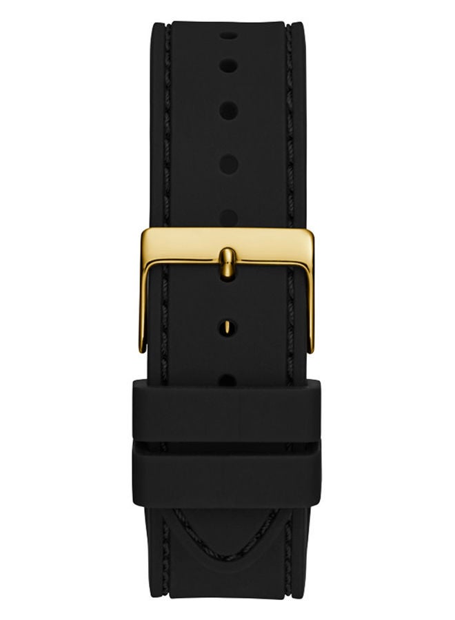 GUESS Women Chronograph Round Silicone Watch GW0439L2 - 39 mm - Image 3