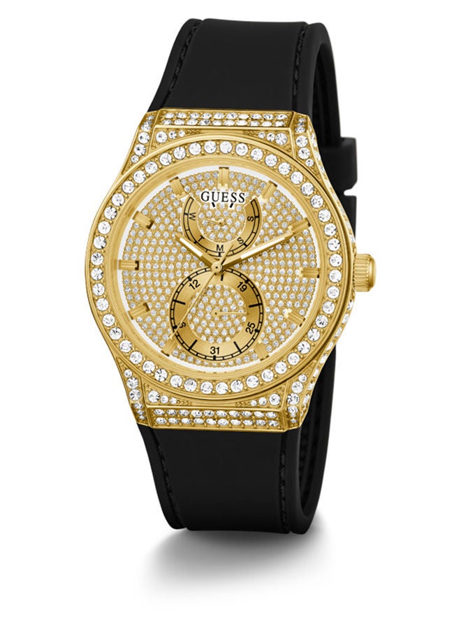 GUESS Women Chronograph Round Silicone Watch GW0439L2 - 39 mm - Image 5