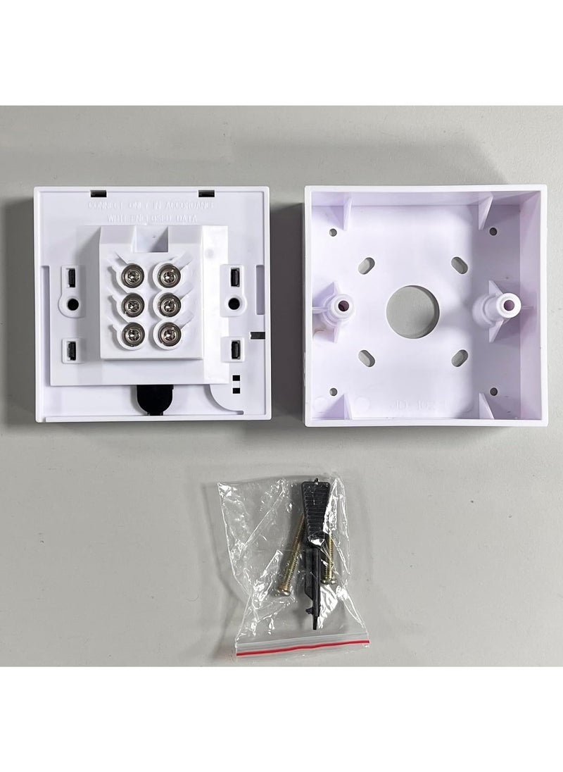 Rubik Emergency Break Glass Fire Alarm Button Switch, (English with Chinese Lagguge) Exit Door Release (White)  - Image 3