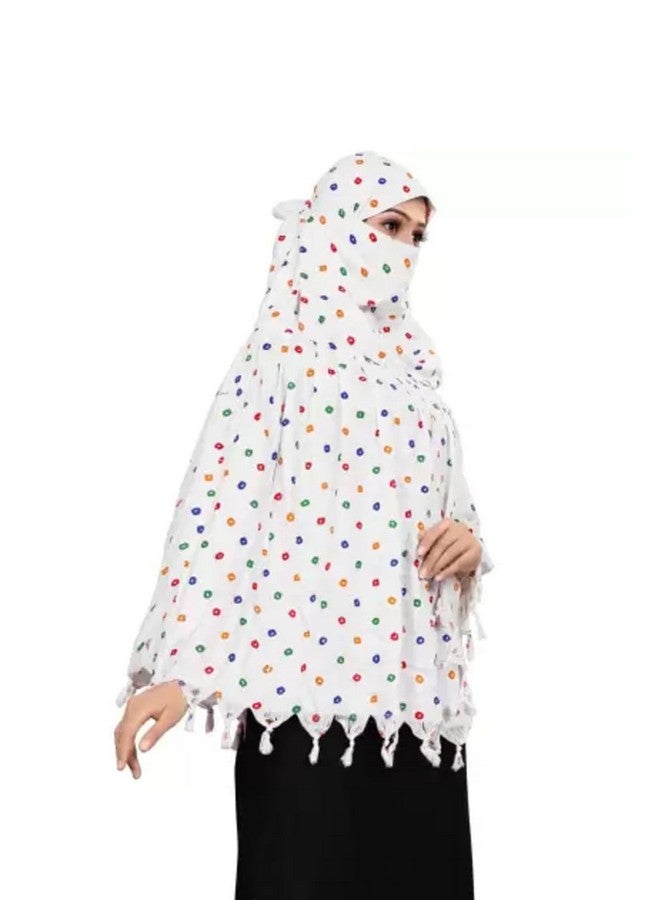 Popshy Stylish Cotton Scarf Face Cover for Girls - Full Face, Head & Hair Protection from Sun - Image 2