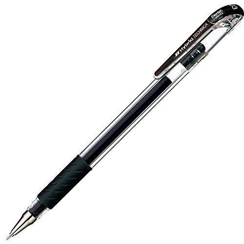 Pentel قلم بنتل آرتس هايبرد تكنيكا 0.3 مم، نقطة فائقة الدقة، حبر أسود، عبوة واحدة (KN103BPA) - Image 1