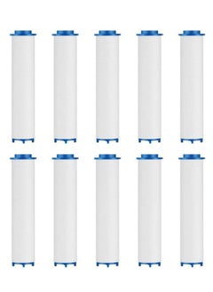 Shower Cotton Filter, Replacement Shower Head Filter Replacement Cartridge for Detachable Handheld Showers10 Pcs (96mm)