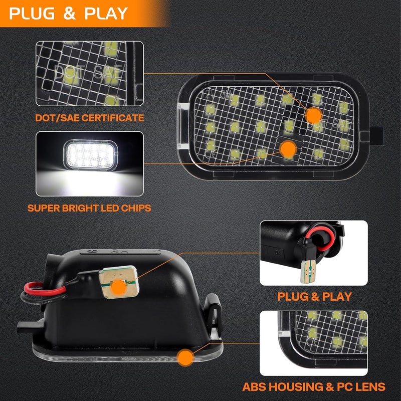 FetonAuto LED Puddle Light Assembly for Chevy & GMC - Image 3