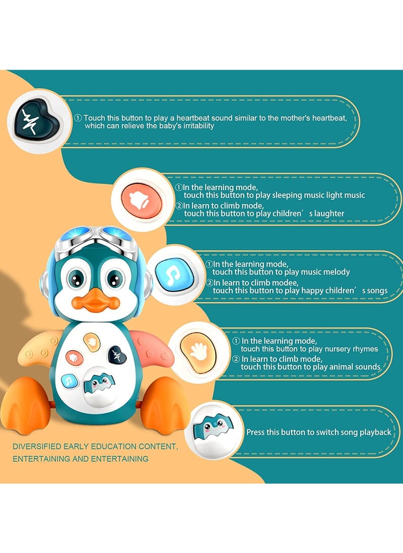 TOY GARDEN Penguin Waver Musical Toy – Baby Crawling Toy with Music, LED Lights, Singing & Dancing, Interactive Learning Toy for Boys & Girls  - Image 2