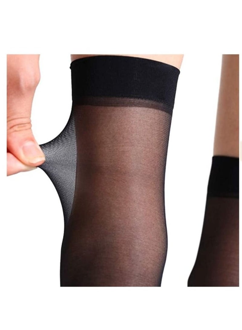 Be-Queen 10 Pairs Women's Ankle High Sheer Socks - One Size - Super Lightweight Stockings - Image 2