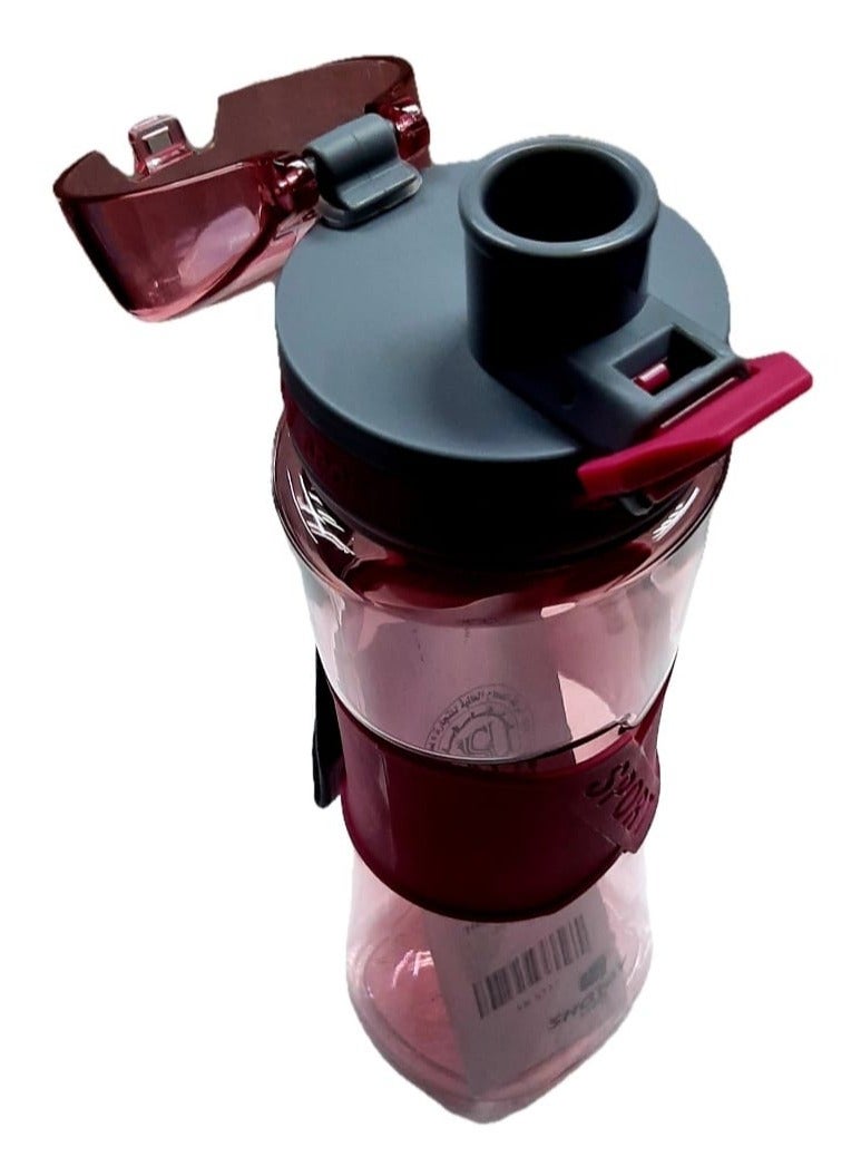 Generic 510ML Fruit Infuser Juice Shaker Sports Lemon Water Bottle Tour Hiking Portable Climbing Camp Bottles Pink - Image 1