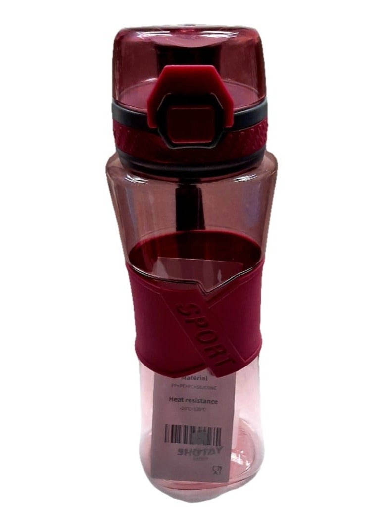 Generic 510ML Fruit Infuser Juice Shaker Sports Lemon Water Bottle Tour Hiking Portable Climbing Camp Bottles Pink - Image 4