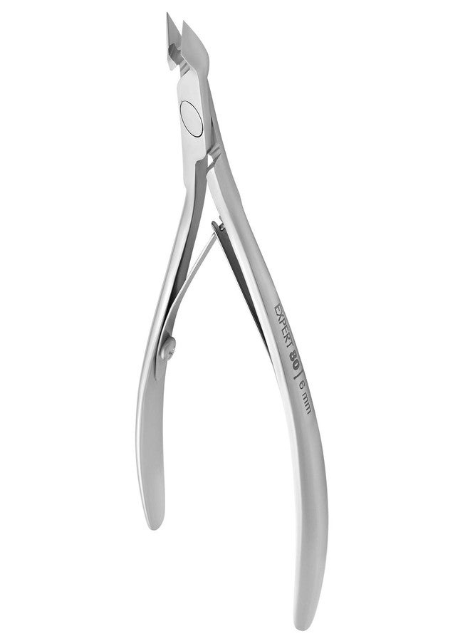 STALEKS مقصات الجلد المحترفة STALEKS PRO Expert 80 6mm - مقصات جلد من الفولاذ المقاوم للصدأ لمانيكير - Image 1