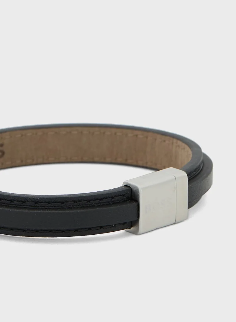 BOSS Grover Logo Bracelet