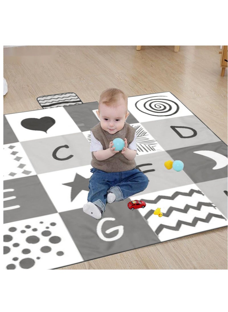 insular - Creative Design Of Letter Pattern Anti Slip Floor Mats For Children'S High Chairs - Image 1