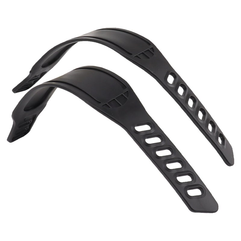 2PCS Exercise Bike Pedal Straps Plastic Adjustable Length Universal Bike Pedal Toe Clips Strap for Home Gym Cycling - Image 1