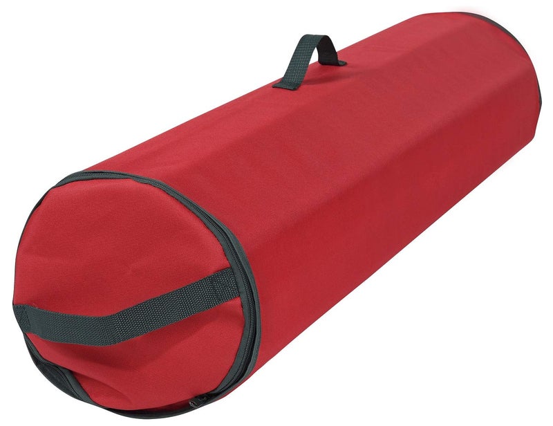 Primode Wrapping Paper Storage Bag | Wrapping Paper Organizer Under Bed for Storing Multiple Rolls of Gift Wrap, 40â€ Length Container Constructed of Durable 600D Oxford Material (Red) - Image 5