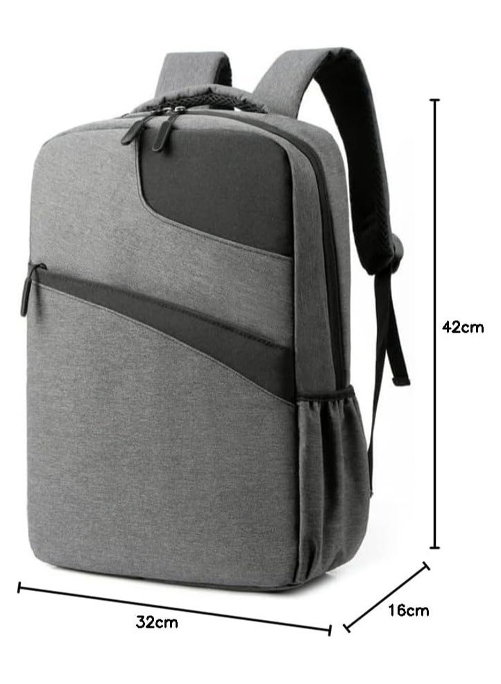 Energy Case Lightweight Casual Laptop Backpack with USB Charging Port For Men and Women, School Bookbag for College  - Image 3