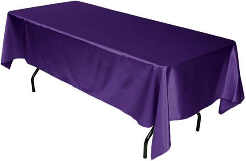 Classical Tablecloth Polyester Satins Bright Smooth Table Cloth for Family Dinners and Celebration Restaurant Setting Table Covers - Image 3