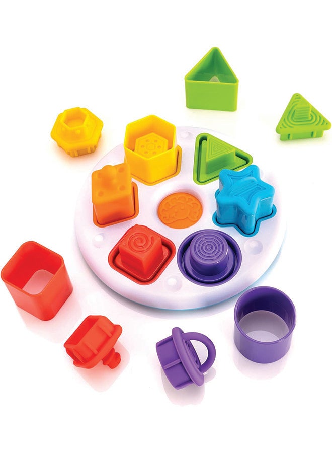 Fat Brain Toys Fat Brain Toys Plugzy  Shape Matching Toy for Toddlers with Tactile Learning - Image 1