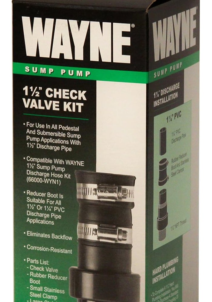 Wayne صمام فحص واين بومب 66005-Wyn من PVC لمضخات السومب - Image 2
