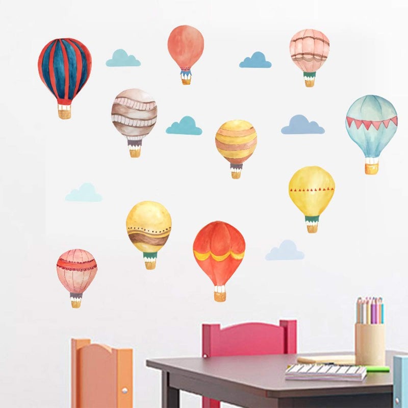 Bamsod Balloon Wall Stickers,Peel and Stick Removable Cloud Balloons Wall Decals Decoration for Kids Nursery Bedroom Living Room - Image 3