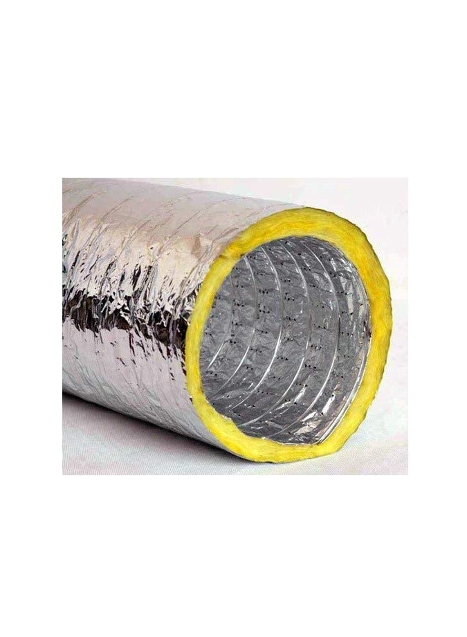 Generic Aluminium Flexible Duct Venting Duct Hose for Air Exhaust Line, Air Condition Line (4 inch insulated)  - Image 1