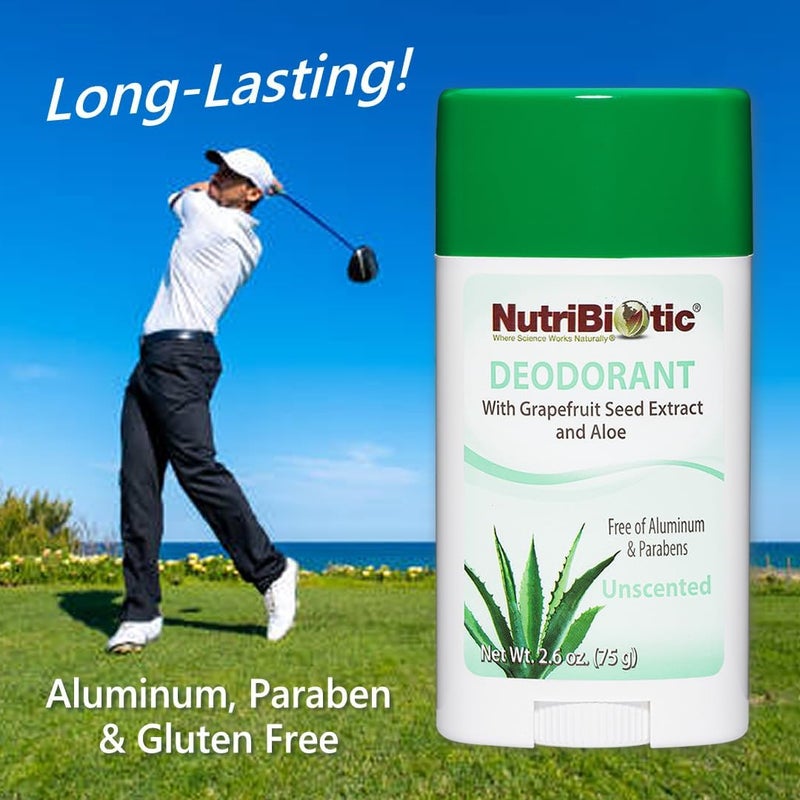 NutriBiotic, Deodorant, Unscented, 2.6 oz (75 g) - Image 3
