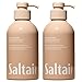 Saltair غسول الجسم سولتير بوم ساندال 2 عبوة منظف مرطب للجسم مع زيت مونوئي وزبدة كابواكو جل استحمام فاخر للنساء نباتي خالي من القسوة خالي من البارابين 2x 17 أونصة زجاجات مضخة - Image 2