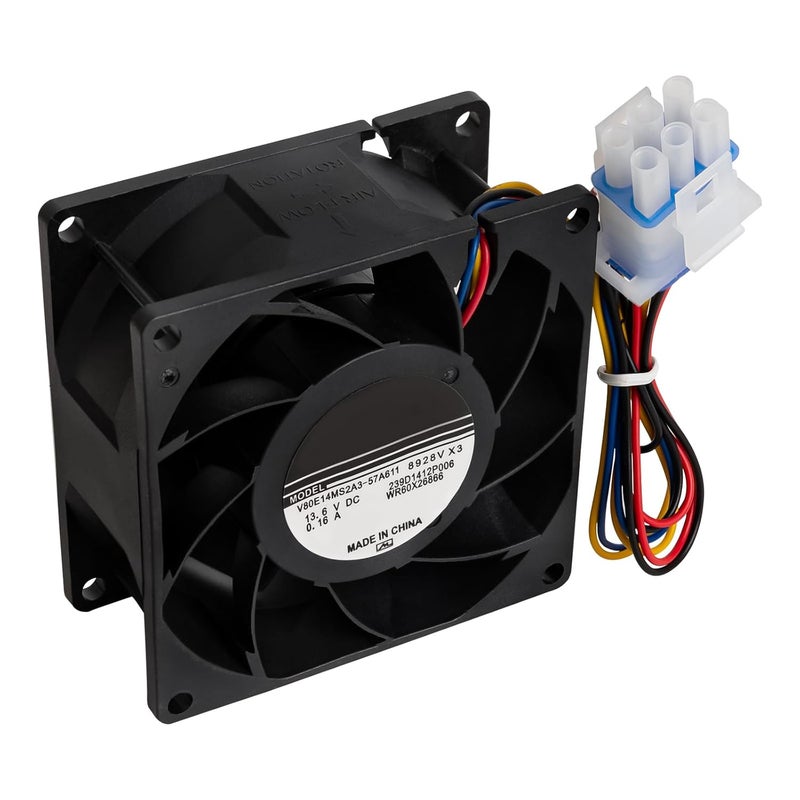 Bularie 2024 Upgraded WR60X26866 Refrigerator Evaporator Fan Motor Compatible with GE Refrigerator - Refrigerator Fresh Food Evaporator Fan Fit for GE GNE29GSFGSS, Replace WR60X26033 WR60X26030 - Image 1