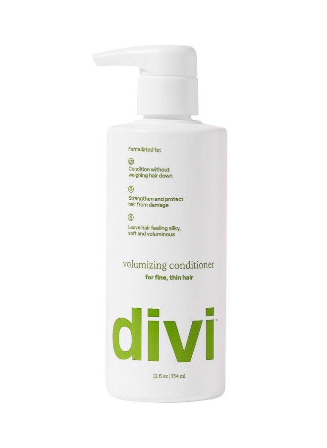 DiVi - Volumizing Conditioner For Women And Men Lightweight Volume Conditioner For Fine Hair Designed To Strengthen And Protect The Hair From Damage 12 Fl Oz. - Image 1