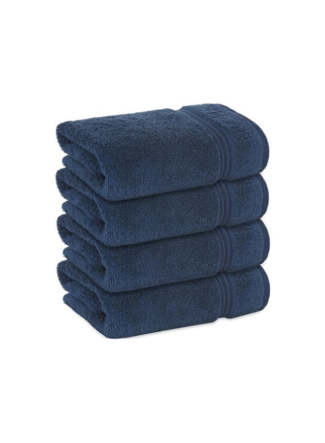 Home Smart Home Smart Premium Towel Set, 7-Towels | 100% Cotton Ultra Absorbent, Lightweight, Soft, Quick-Drying | The perfect set of hand, face and bath towels. Ideal towels for individual, hotel home and family. (Blue)  - Image 2