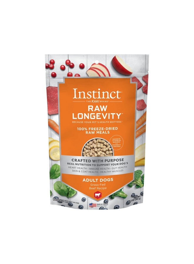 Instinct Nature's Variety NV Dog Longevity Freeze Dried Beef, 9.5 Ounce - Image 1
