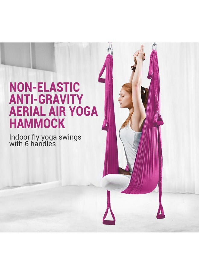 general Indoor Reverse Aerial Yoga Hammock Yoga Swing Fitness Hammock Outdoor Parachute Cloth Anti-Gravity  - Image 1