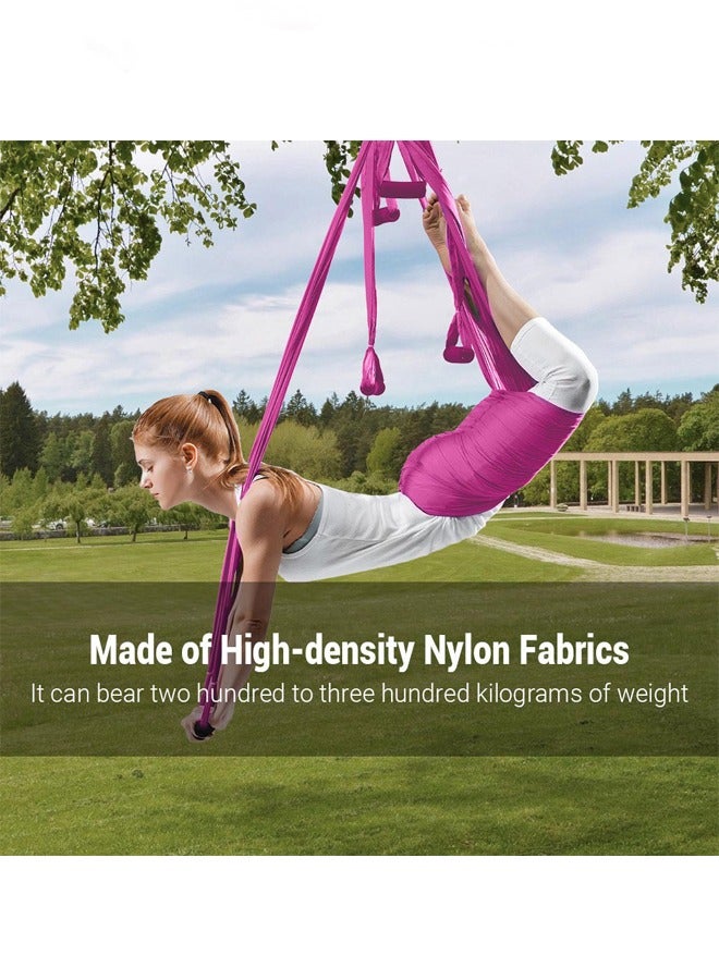general Indoor Reverse Aerial Yoga Hammock Yoga Swing Fitness Hammock Outdoor Parachute Cloth Anti-Gravity  - Image 2