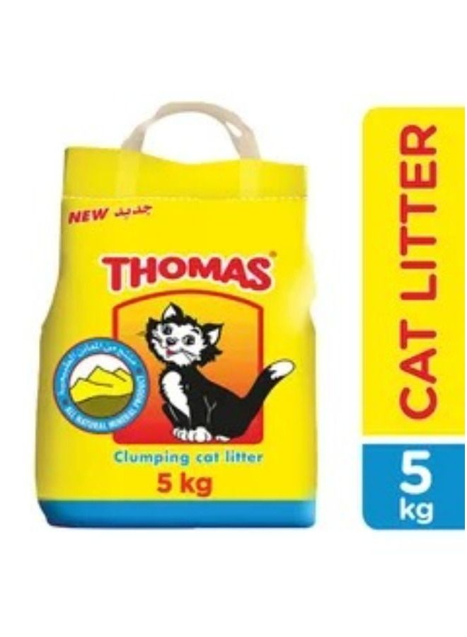 Thomas Clumping Cat Litter 5kg - Image 1