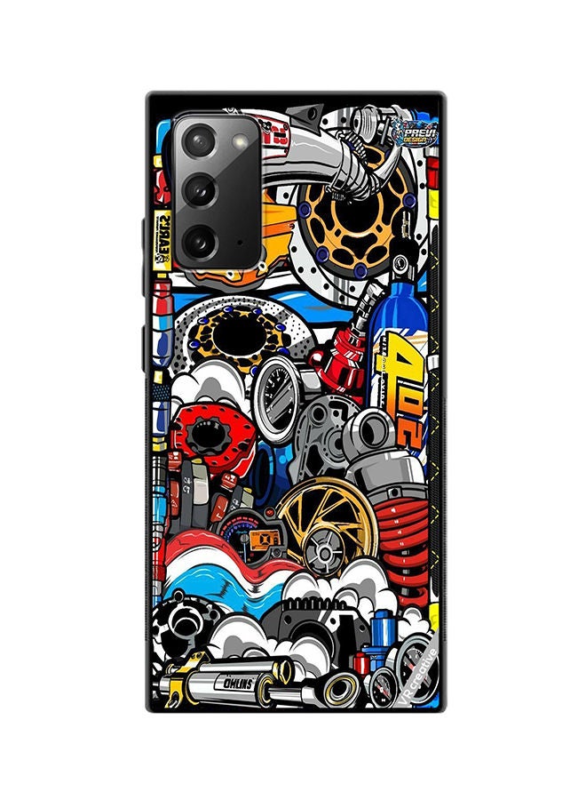 VR CREATIVE Protective Case Cover For Samsung Galaxy Note20 5G Jdm Digital Republic Design Multicolour - Image 1