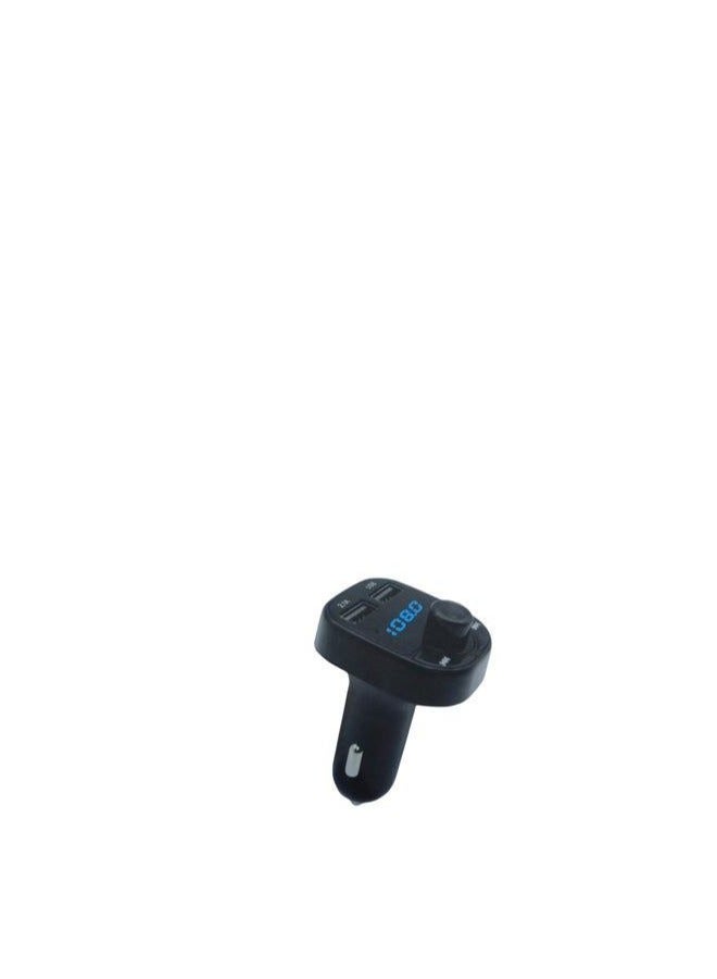 مشغل MP3 للسيارة QC3.0 بقوة 25 وات مع بلوتوث وراديو FM ومكبر صوت وشاحن USB