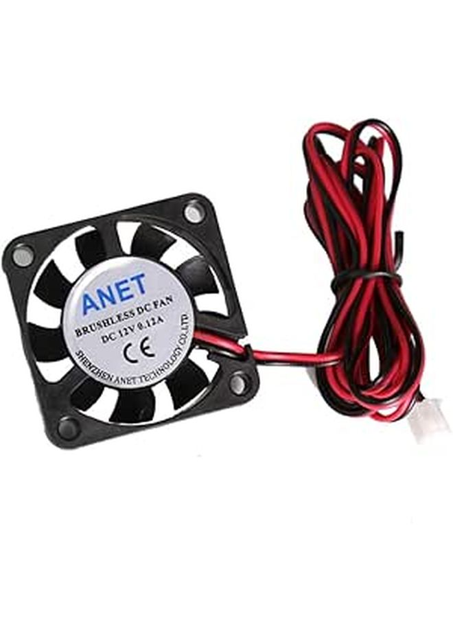 Mikikit 12V DC Cooling Fan Low Power Easy Install Efficient Heat Dissipation for Printing Performance - Image 1