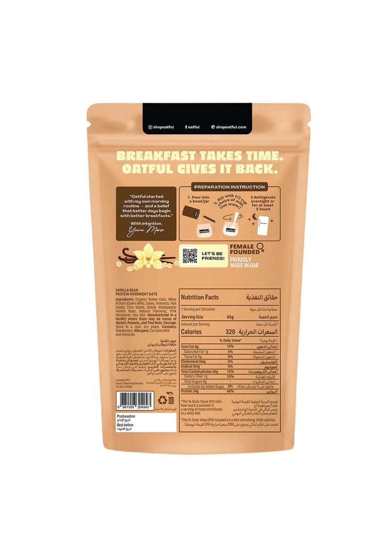 Oatful Vanilla Protein Overnight Oats Mix - Image 2