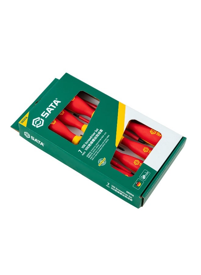 SATA GL09301A 7-Piece G-Series VDE Insulated Screwdriver Set - Image 3