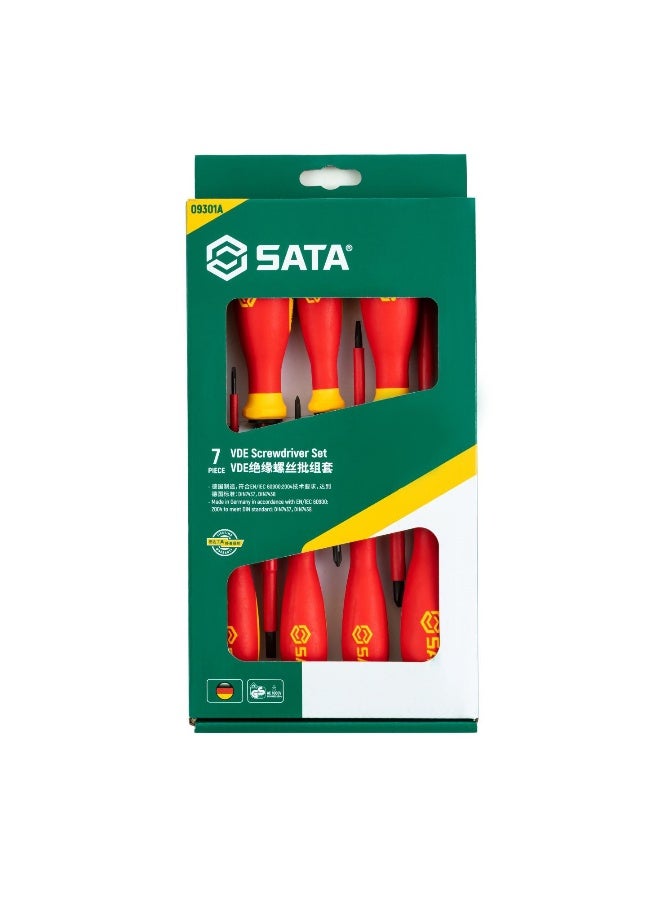 SATA GL09301A 7-Piece G-Series VDE Insulated Screwdriver Set - Image 4