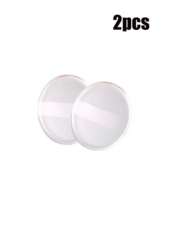 YJ 2-Piece Clear Silicone Powder Puff Set - Image 1