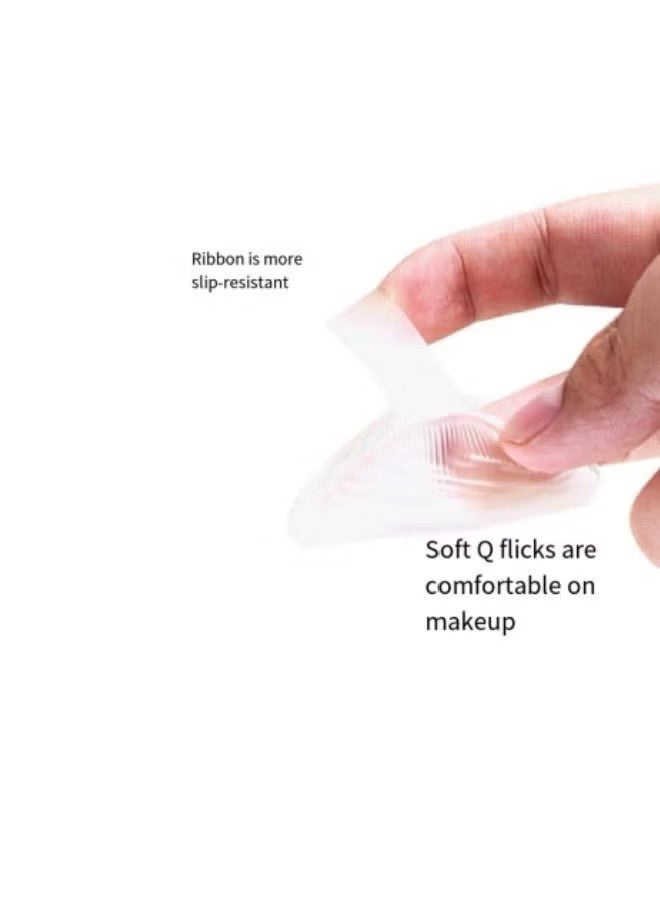 YJ 2-Piece Clear Silicone Powder Puff Set - Image 4