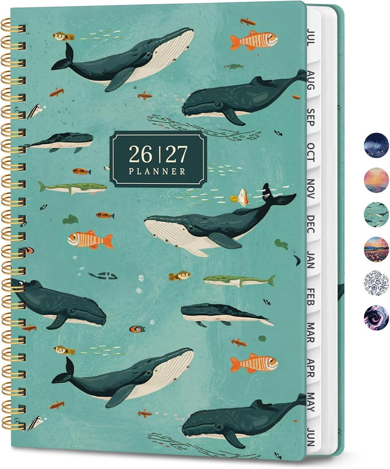 ZOTIA Planner 2026-2027, Monthly and Weekly Calendar Academic Planner July 2026 - June 2027, Hardcover Student Teacher Planning Agenda Book with Tabs, Perfect for Office School Supplies, A5 (6.3" x 8.5 - Image 1