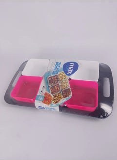 max plast Max Plast high quality plastic tray snack set, multi-colored  - Image 4