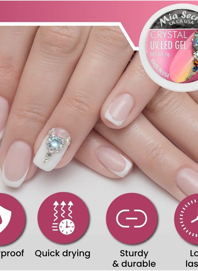 MIA SECRET 7g LED/UV Gel Secure Diamonds Crystals - New GUMMY JELLY like  - Image 5
