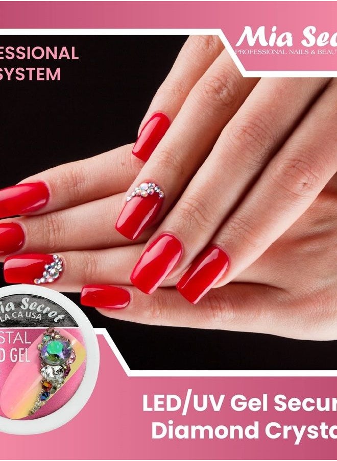 MIA SECRET 7g LED/UV Gel Secure Diamonds Crystals - New GUMMY JELLY like  - Image 2