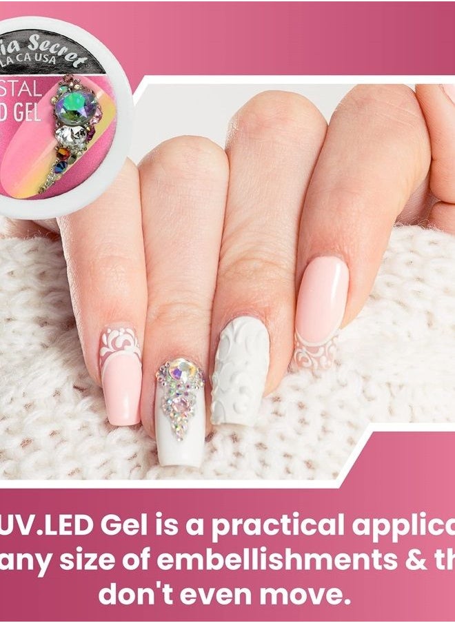 MIA SECRET 7g LED/UV Gel Secure Diamonds Crystals - New GUMMY JELLY like  - Image 4