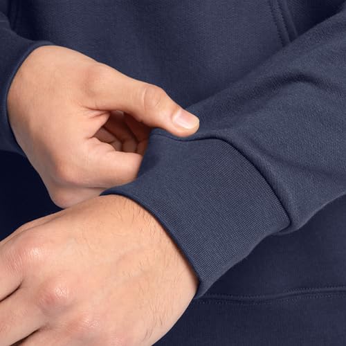 Fruit Of The Loom Unisex Adult Eversoft Fleece Hoodies, Pullover & Full Zip, Moisture Wicking Breathable, Sizes S-4x Shirt, Navy, Medium US - Image 4
