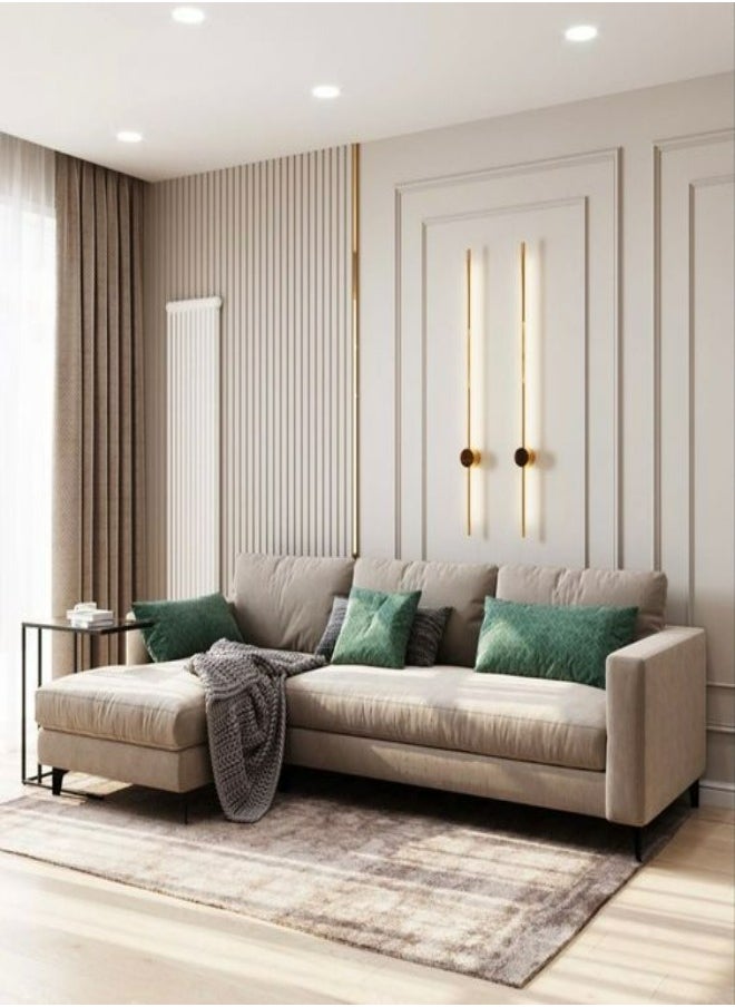 HODGE - Tulip Corner Sofa Beige - 300x180x85 cm - Image 1