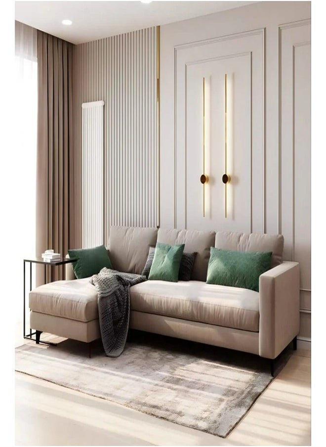 HODGE - Tulip Corner Sofa Beige - 300x180x85 cm - Image 1