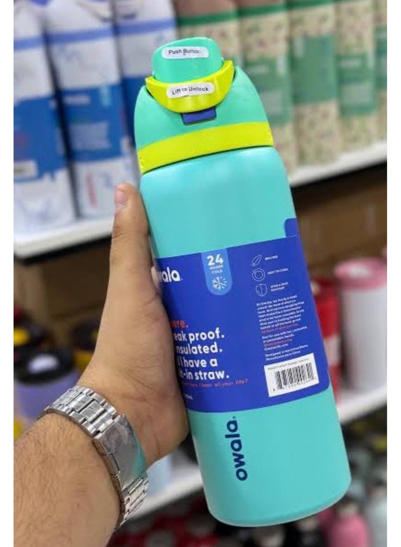 زجاجة ستانلس ستيل مزودة بشاليموه - Image 1
