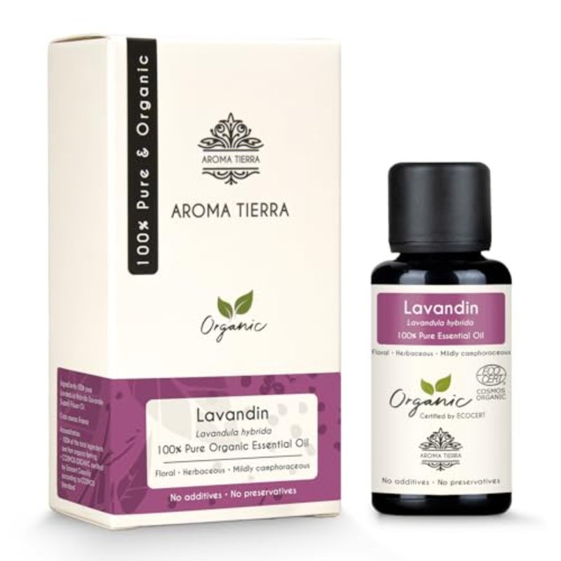 زيت اللافاندين العطري العضوي 30 مل - نقي وطبيعي 100% - منعش وزهري وعشبي - للناشر والنوم والاسترخاء والبشرة والشعر والحمام والمنزل والغسيل - Image 3